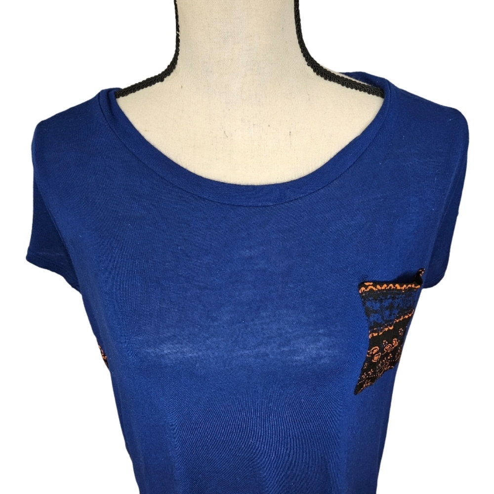 American Dream Navy Shirt with Elephant Print - Picture 3 of 8